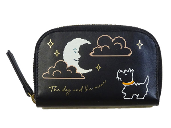 樂天商城 - ラドリー ウォレット ポーチ型 The dog and the moon テリア犬 ブラック_11