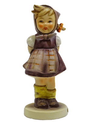 (貫入有り)フンメル 陶器人形 フィギュリン Which Hand? (258) 13cm