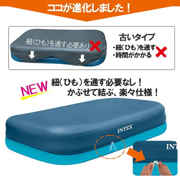 INTEX 大型プールカバー ビニールプール プール 家庭用プール 長方形 大型 3M カバー おしゃれ かわいい