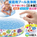 プールの水キレイ ビニールプール 子供用 プール ベランダ 家庭用プール 長方形 小さい 大型プール 除菌 除菌剤 遊泳剤 プール除菌 消臭 ぬめり取り 清浄剤 消臭剤