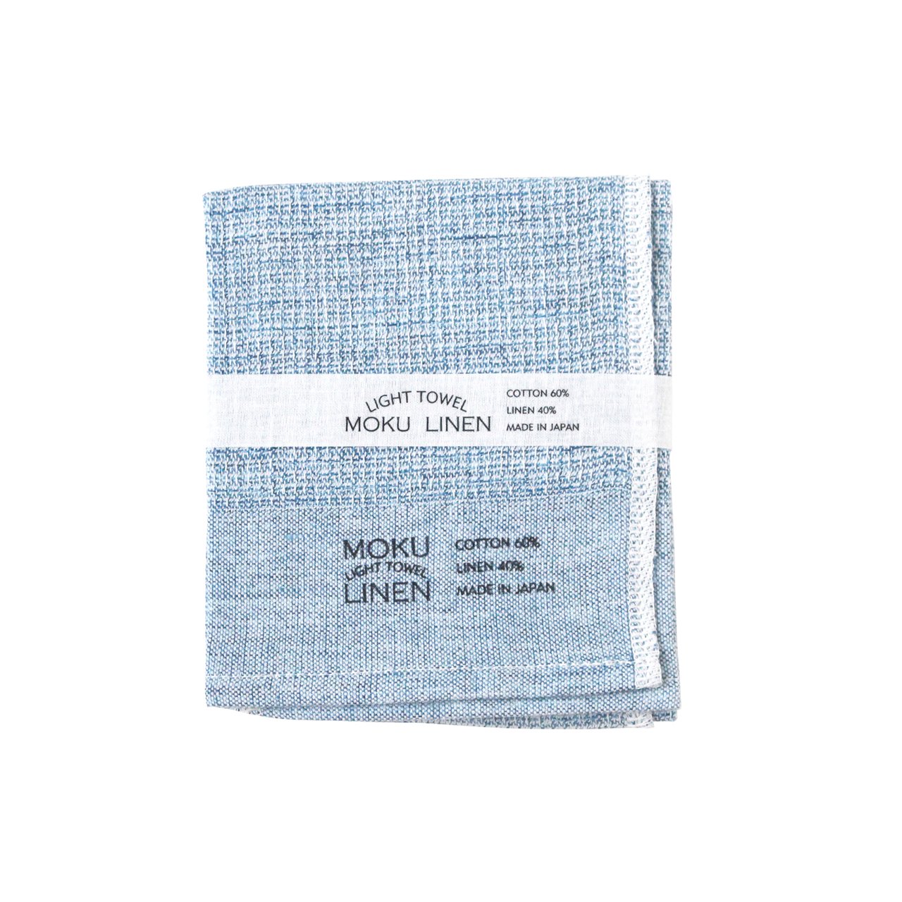 【コンテックス/kontex】MOKU LINEN LIGHT TOWEL モクリネン ライトタオル（S）ブルー ギフト プレゼント 贈り物 誕生日