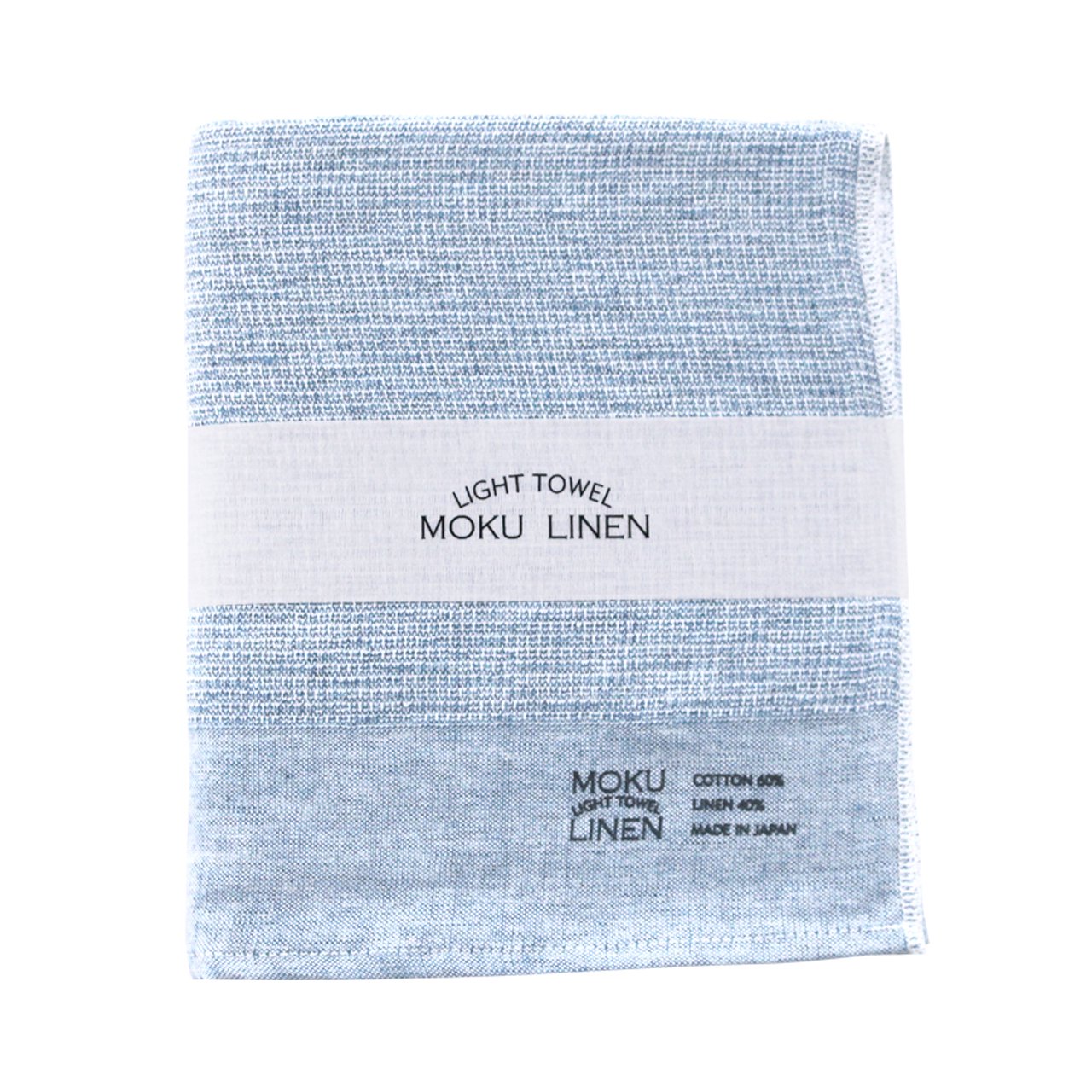 【コンテックス/kontex】MOKU LINEN LIGHT TOWEL モクリネン ライトタオル（M）ブルー ギフト プレゼント 贈り物 誕生日