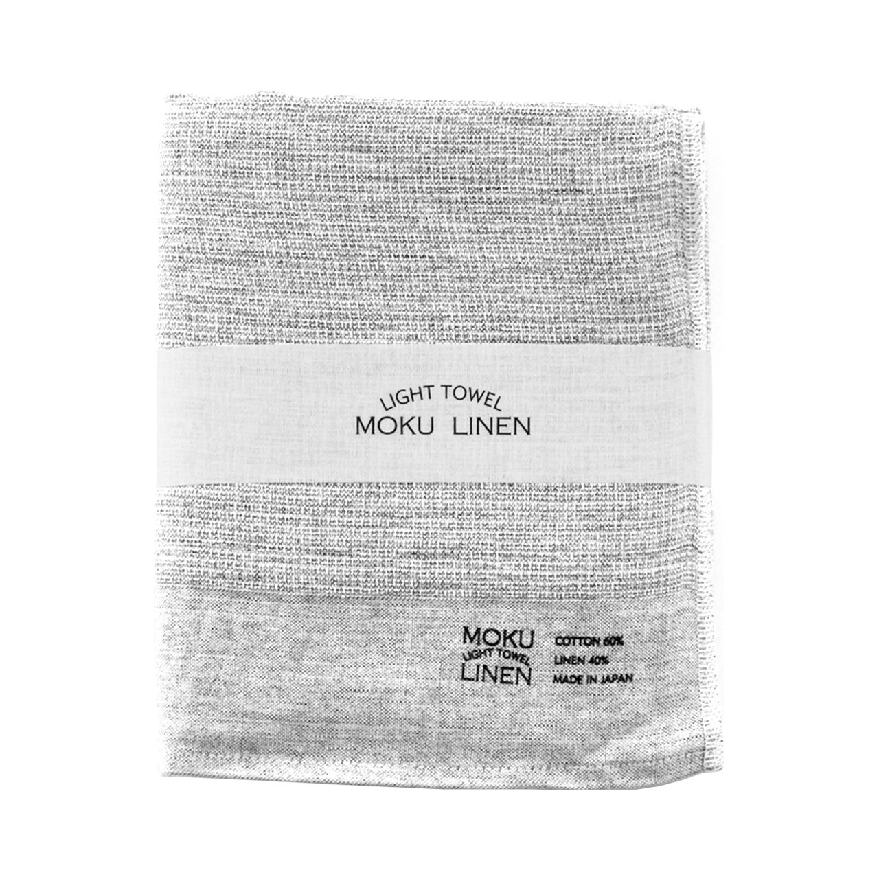 【コンテックス/kontex】MOKU LINEN LIGHT TOWEL モクリネン ライトタオル（M）グレー ギフト プレゼント 贈り物 誕生日