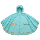 U-DAY/because RE:PET KIDS Poncho キッズ ポンチョ ターコイズ D-637801-TQ