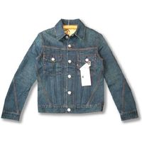 Levis3D（立体裁断）調シームユーズド加工デニムジャケットGジャンLEVI