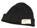 バズリクソンズ BR02186 コットンニットキャップ メンズ ワッチキャップ ニット帽 帽子 ブラック 新品