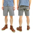 シュガーケーンSC5184211ozヒッコリーストライプワークショーツSugarCaneメンズショートパンツ新品SugarCaneMen'sCasualStylish11Oz.HickoryStripePaintersShortsSC51842