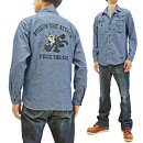 トイズマッコイTMS1905シャンブレーシャツFelixtheCatTOYSMcCOYメンズミリタリー長袖シャツ新品TOYSMcCOYMilitaryChambrayShirtFelixtheCatMen'sLongSleeveShirtTMS1905