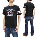 桃太郎ジーンズTシャツ03xxxGTBmomotaroロゴxGTB左袖出陣ラインメンズ半袖Tee新品MomotaroJeansT-shirtMen'sShortSleeveTeeCollaborationxXxTripleX03xxx