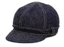 サムライジーンズデニムワークキャップSJ201WC20-D15ozデニムキャップメンズ帽子新品SamuraiJeansDenimWorkmanCapMen'sAdjustableWorkingHatSJ201WC20-DMadeinJapan