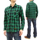 トイズマッコイ長袖シャツTMS2108メンズバッファローチェックネルシャツワークシャツブルー新品TOYSMcCOYBuffaloPlaidShirtMen'sLongSleeveCheckedButtonUpWorkShirtTMS2108MadeinJapan