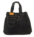 LeeトートバッグLA0474リージーンズリメイクデニムバッグメンズバッグ手提げ鞄新品LeeDenimToteBagMen'sCasualDenimBagwithLeeRidersJeansDesignLA0474