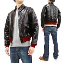 トイズマッコイジャケットTMJ2124無地A-2フライトジャケットToysMccoyメンズA2レザージャケット新品TOYSMcCOYJacketMen'sA-2FlightJacketPlainA2LeatherBomberJacketTMJ2124MadeinJapan