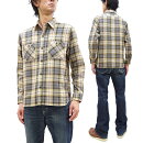 奬ĹµSC29151󥺥ĥåĿΥ󥿡ץ饤SugarCanePlaidShirtMensHeavyweightCottonTwillLongSleeveButtonUpWorkShirtSC29151ToyoEnterprisesMadeinJapan