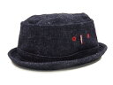 TCW[Y fj|[NpCnbg SJ401HT-15oz SAMURAI JEANS DENIM PORKPIE HAT Y fj |[NpC nbg Xq n fjnbg Vi