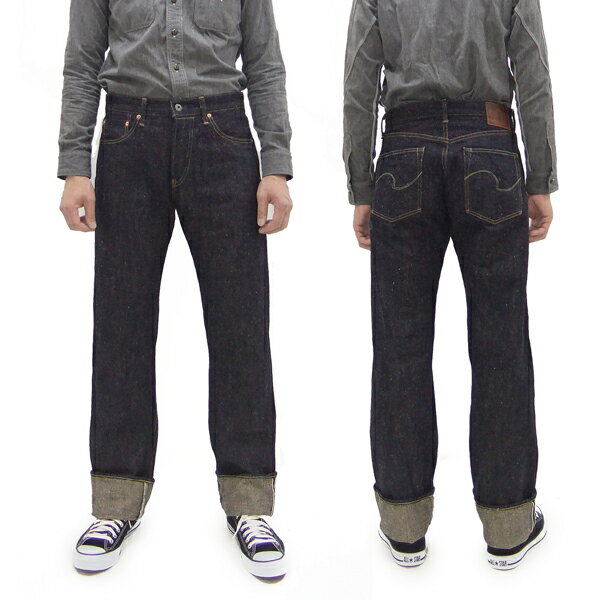 樂天商城 - 鬼デニム ジーンズ ONI288-13.7NEP 13.7oz. ネップデニム メンズ レギュラーストレート ボタンフライ デニムパンツ ONI Denim ONI-288 新品