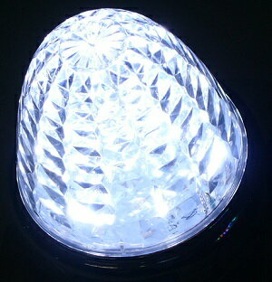 Rakuten - JB LEDクリスタルハイパワーマーカーランプ激光　白　12/24V共用