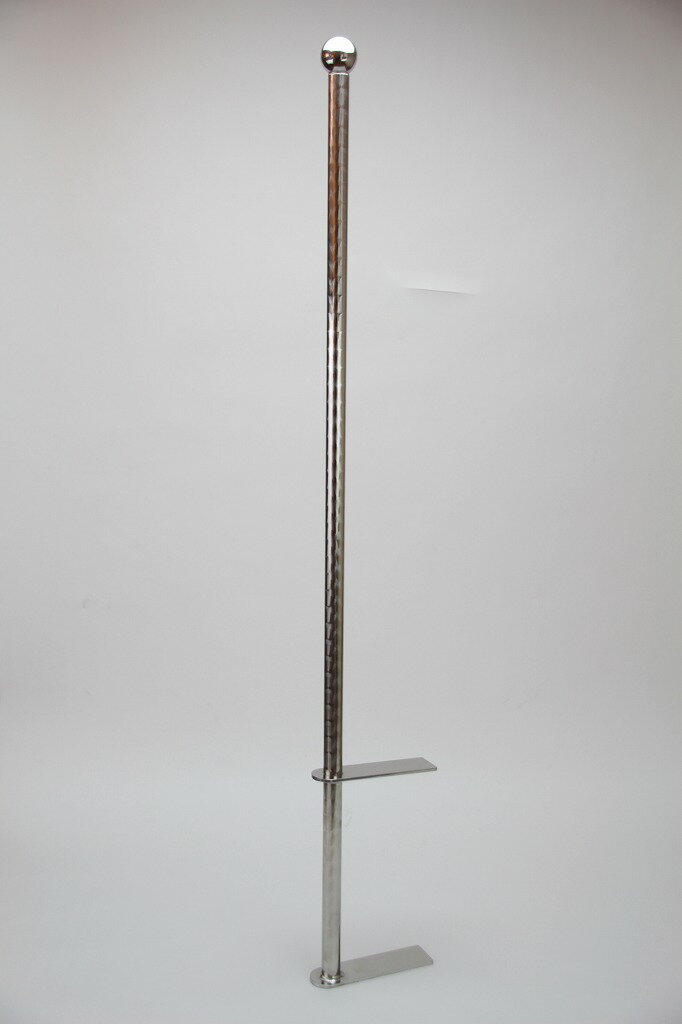 ウロコ丸パイプ旗棒　27φ　L1000mm　1本