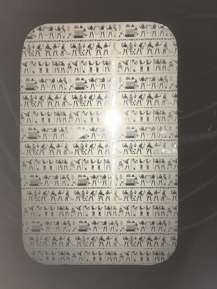 サイドベッド窓　エジプト（ヒエログラフ）