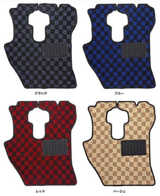 MTMウェーブチェックフロアマット　大型用運転席のみ