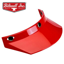 ビルトウェル■モト 3スナップバイザー レッド Biltwell MOTO 3-SNAP VISOR - RED