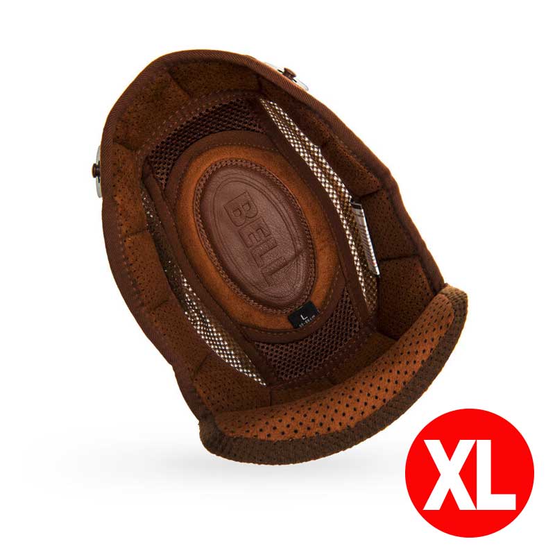 ベル■BELLブリット用 トップライナー ブラウン 【XLサイズ】 BELL Helmets