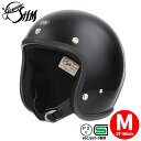【PSC&SG規格】 SHM■Lot-500 ベーシック ジェットヘルメット ブラック 【M】 SHM Genuine Lot-500 Small Jet Helmet BLACK