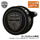 サンダーバイク■ニューカスタム パワーフィルターキット 【ケーブルスロットル車】 Thunderbike Powerfilter-Kit New Custom for Softail 99-15, Dyna 99-later, Touring 99-07