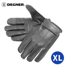 デグナー■レザー ツーリンググローブ ブラック 【XL】 TG-58 DEGNER LEATHER TOURING GLOVE