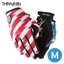 スラッシンサプライ■ ステルスグローブ スターズ&ボルツ レッド/ブルー 【M】 Thrashin Supply Stars & Bolts - Stealth - Red and Blue バイク ハーレー