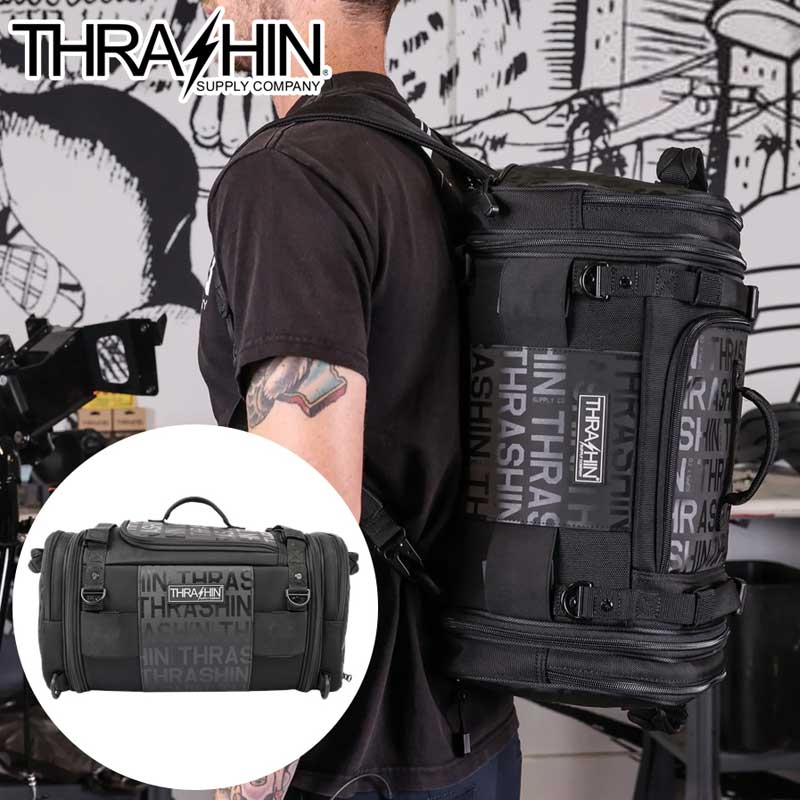 スラッシンサプライ■パッセンジャーバッグ ブラック TSB-0009 3515-0237 Thrashin Supply Passenger Bag Black