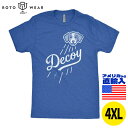 ロトウェアー■ドジャース・大谷選手の愛犬「デコピン（デコイ）」デザインTシャツ  Rotowear Decoy T-Shirt デコピンTシャツ