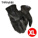 スラッシンサプライ■ローパー レザーグローブ ブラック【XLサイズ】 Thrashin Supply