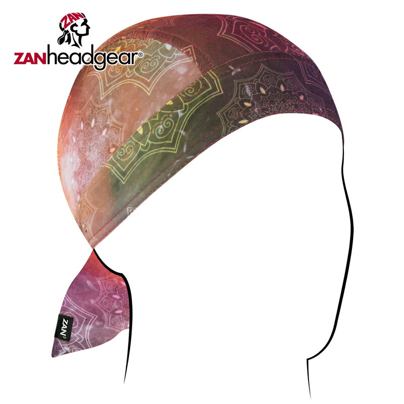 ザンヘッドギア■フライダナ スポーツフレックス ヘッドラップ スターリーマンダラ ZanHeadgear Flydanna SportFlex Headwrap Stary Mandala 1