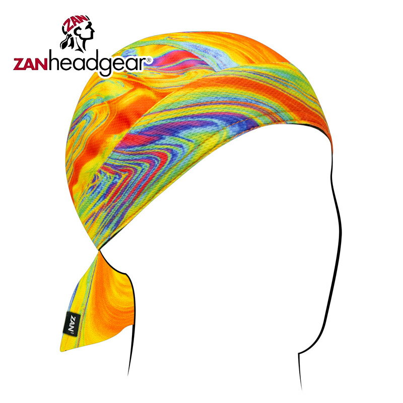 ザンヘッドギア■ フライダナ ポリエステル マイクロメッシュ サーマル スカル ZAN HEADGEAR Flydanna Polyester Micromesh Thermal Skull バイク スカルキャップ バンダナ ヘルメットインナーキャップ