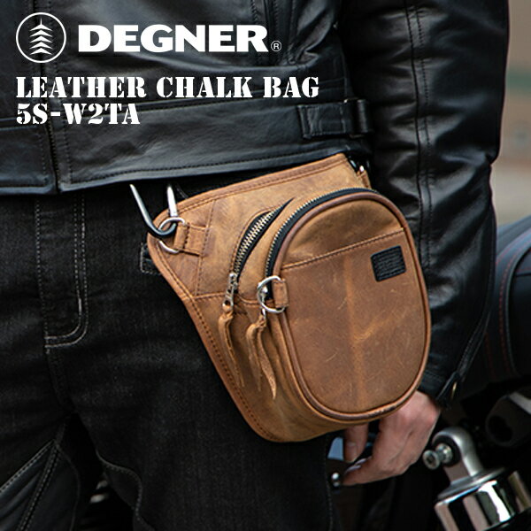 ǥʡ쥶硼Хå ֥饦 5S-W2TA DEGNER LEATHER CHALK BAG