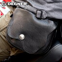 デグナー■レザーサブポケットバッグ ブラック W-104 DEGNER LEATHER SUB POCKET BAG