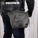 デグナー■がま口 レザー ボディバッグ グレー W-107 DEGNER GAMAGUCHI LEATHER BODY BAG