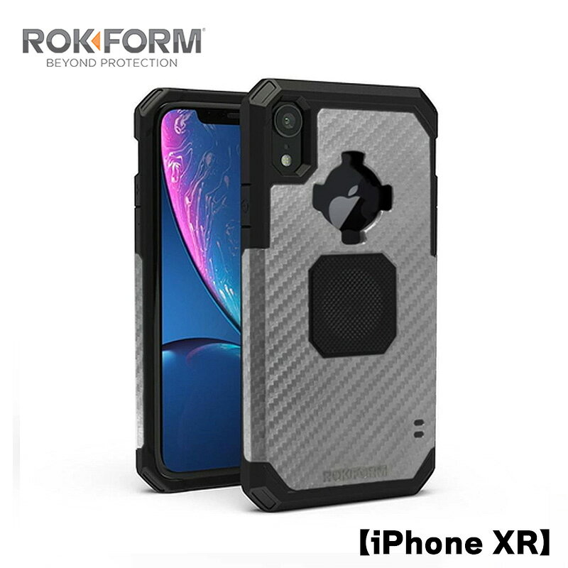 Rakuten - ロックフォーム■Rokform iPhone XR 専用 スマホケース ラギッド ガンメタル スマホカバー ポリカーボネート Rugged アイフォン テンアール