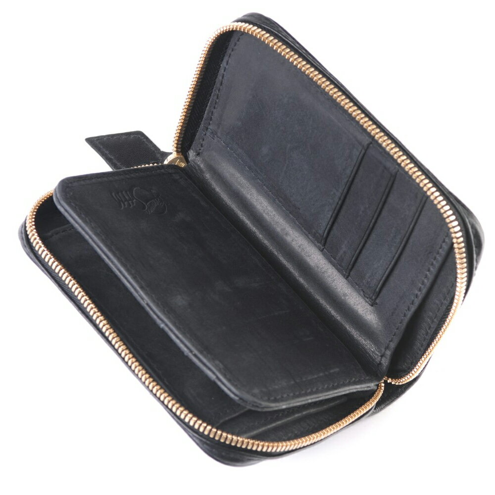 SHM■レザーウォレット ミドル ダイヤモンドステッチ 【オールドゴールド】 DIN MARKET SHM LEATHER WALLET MIDDLE DIAMOND STITCH OLD GOLD