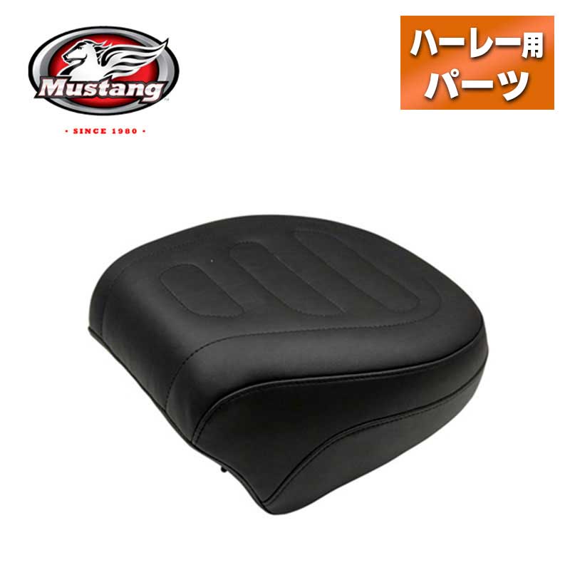 楽天ハーレーパーツのパインバレーマスタング■パッセンジャーシート ブラック 【ブレイクアウト用】 Mustang Touring Passenger Seat [486893][76579] ハーレー