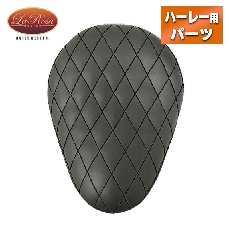 ラローサ■ 13インチ エリミネーター ソロシート ブラック ダイアモンドタック LA ROSA 13" ELIMINATOR SOLO SEAT BLACK DIAMOND TUK