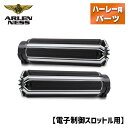 アレンネス■ 10ゲージ コンフォートグリップ ブラック 【電子制御スロットル用】 Arlen Ness 10-Gauge Comfort Grips Black ハーレー