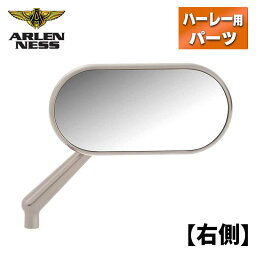 アレンネス■ 鍛造オーバルミラー チタニウム 【右側】 Arlen Ness FORGED OVAL MIRRORS TITANIUM Right ハーレー