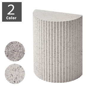 ＼ページ限定・カードケース付／　ナイトテーブル【送料無料】【サイドテーブル MAR-13】シンプル 半円形のミニテーブル ベッドルーム リビング 幅40cm