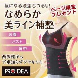 \ページ限定・カードケース付/ 【西沢桂子の下垂知らずブラキャミ】【正規品】