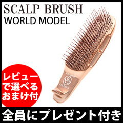 【即出荷】\ページ限定・カードケース付/ エスハートエス スカルプブラシ 【正規品】 ヘアケアブラシ 頭皮ケアブラシ 【スカルプブラシ ワールドモデル ショート】