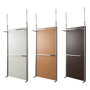 クローゼットパーテーション 日本製【送料無料】【突っ張り間仕切りクローゼットパーテーション 幅90cm】 衝立 つっぱり 間仕切り ハンガーラック おしゃれなクローゼット
