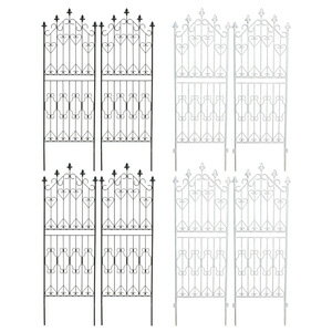 ＼ページ限定・カードケース付／　スチールフェンス 【送料無料】【アイアンフェンス150 ロータイプ 4..