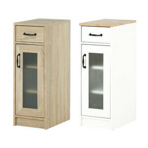 ＼ページ限定・カードケース付／　キッチンラック スリム 扉収納タイプ 幅30 RCC-1637